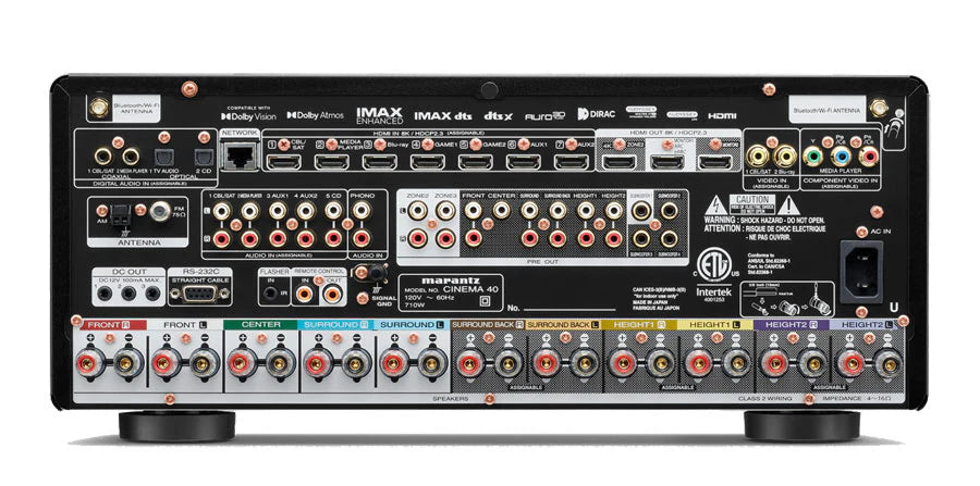 Marantz Cinema 40 - 9.4 Channel 8K AV Amplifier