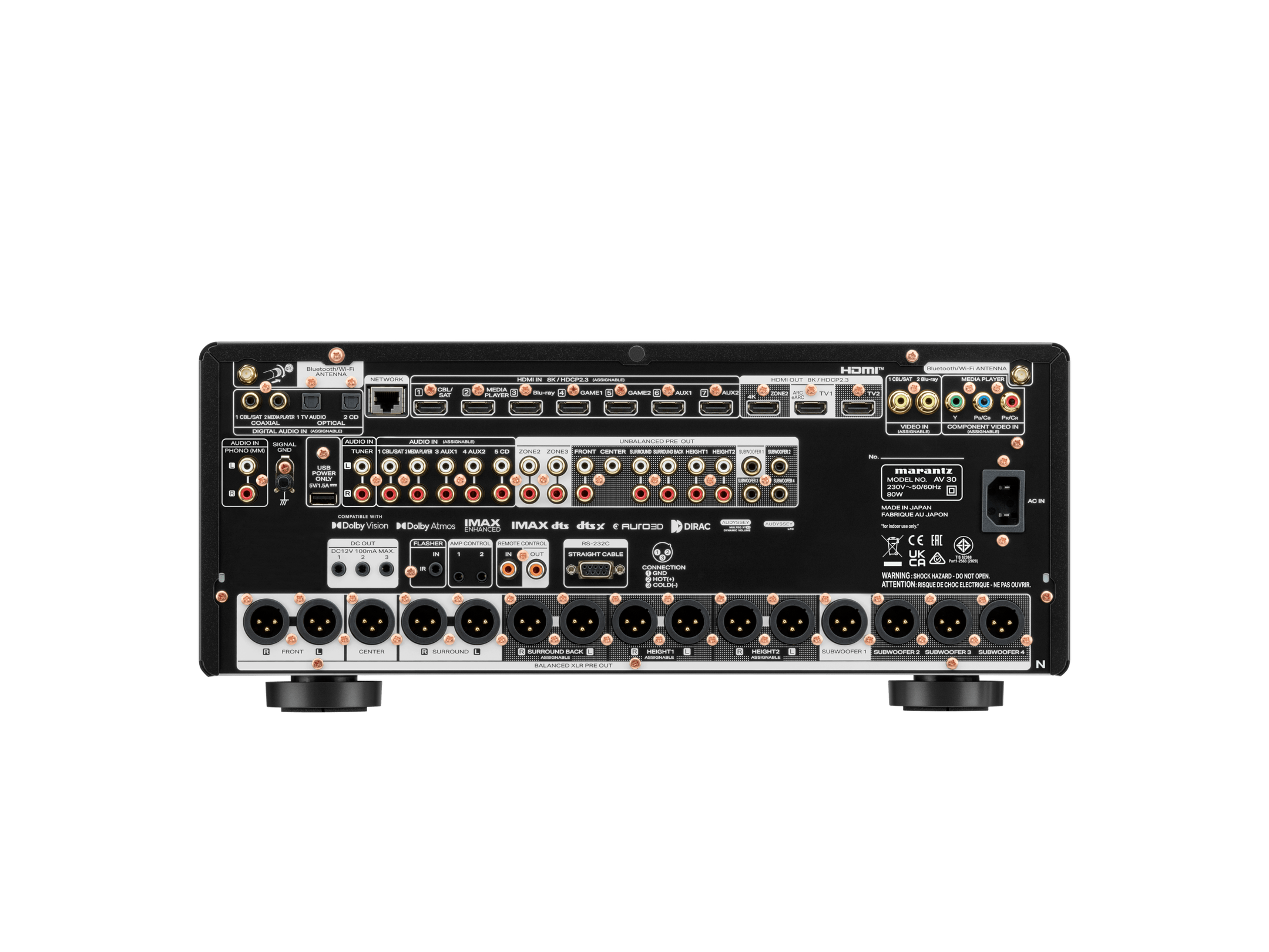 Marantz AV30 - Preamplificatore AV 8K Ultra HD a 11.4 canali - CHIEDERE DISPONIBILITA'