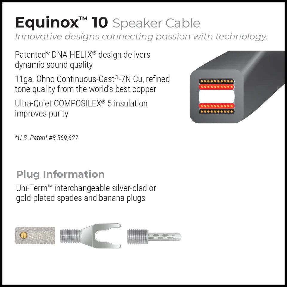 Wireworld EQUINOX 10 – Paar Netzkabel – SOFORT LIEFERBAR in 2,5m BW