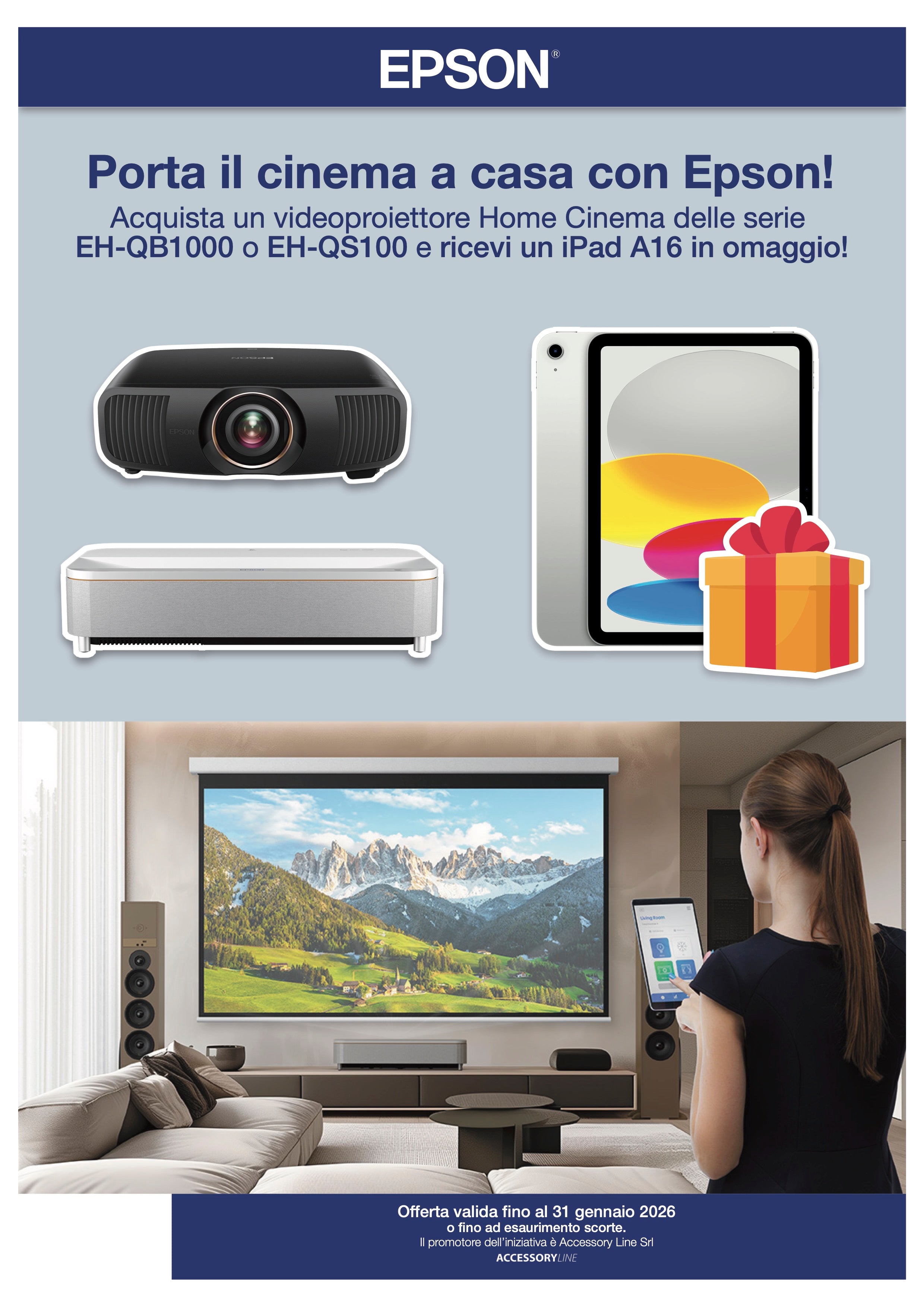 Epson EH-QB1000 - 4K UltraUHD HDR LASER Video Projector - ASK FOR AVAILABILITY