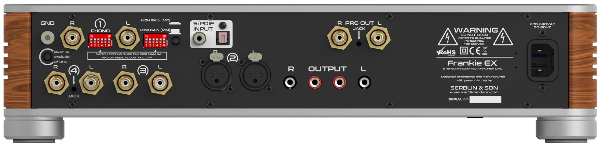 Serblin & Son Frankie EX - Integrated Amplifier with DAC - READY FOR DELIVERY