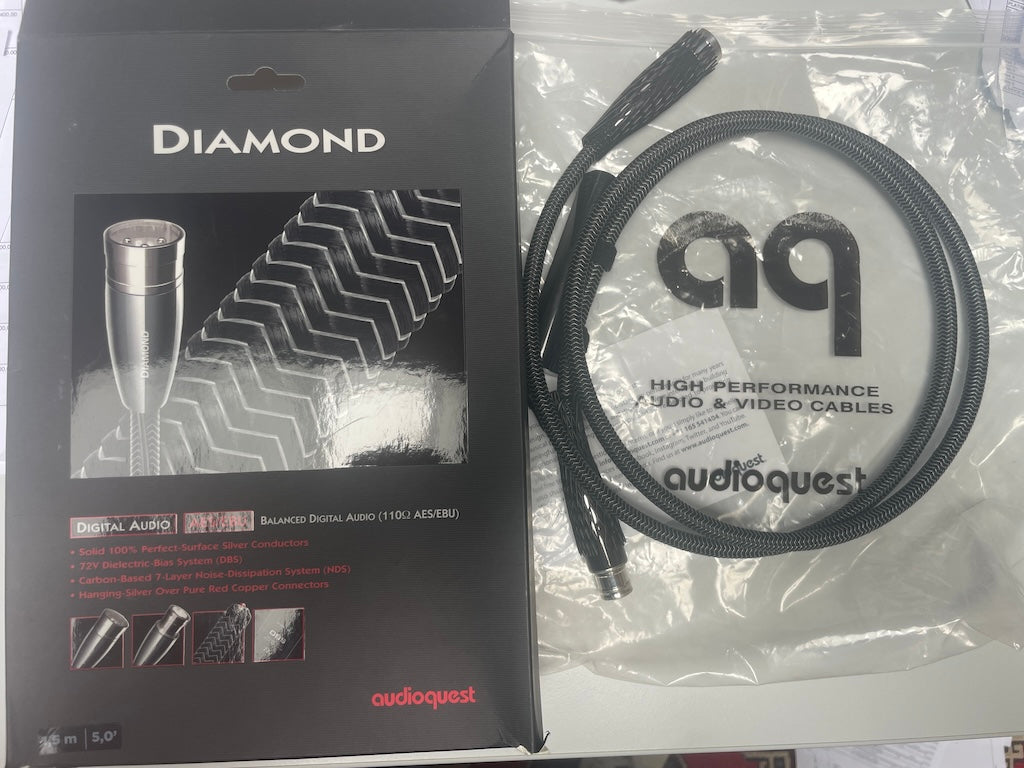Audioquest AES/EBU Diamond 1,5m - Digitalkabel - GEBRAUCHT - AUF RECHNUNG