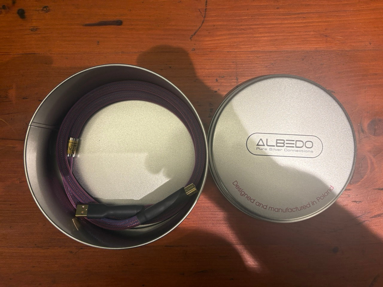 Albedo Silver DIGITAL USB MONOCRYSTAL - Cavo USB - USATO