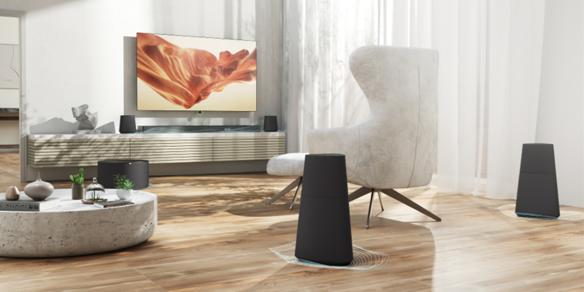 Loewe Sistema Dolby Surround con Subwoofer