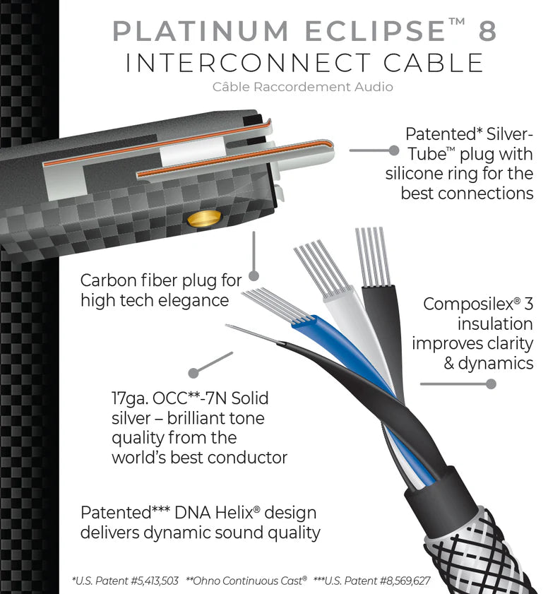 Wireworld PLATINUM ECLIPSE 8 - signal cable pair