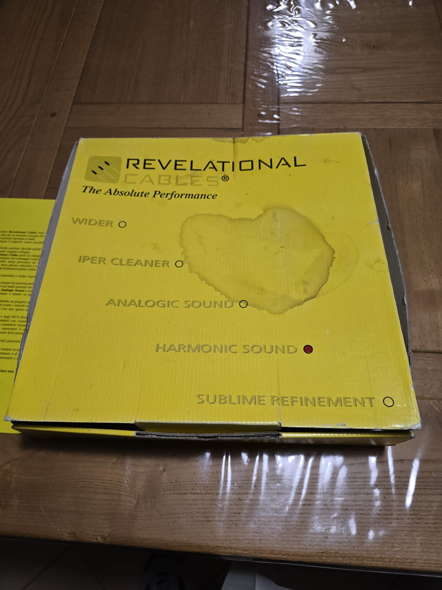 Revelation Cables Harmonic Sound Silver - Cavo di segnale stereo XLR 0,7m - USATO