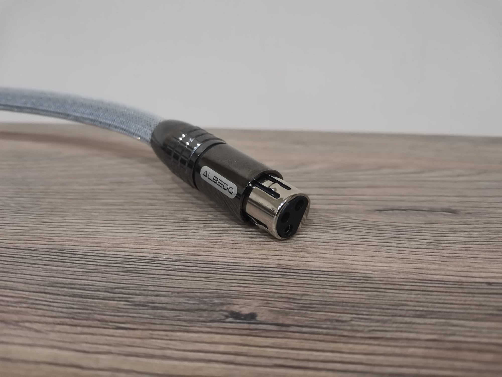 Albedo Silver MONOLITH REFERENCE MKII MONOCRYSTAL – Stereo-Signalkabel – LIEFERFERTIG RCA 1m+1m