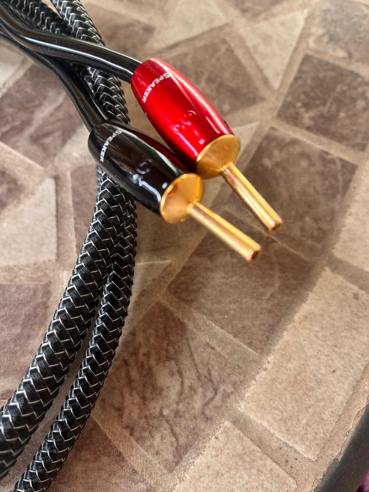Audioquest Rocket 44 konfektioniert - Lautsprecherkabel 2,5m+2,5m - GEBRAUCHT