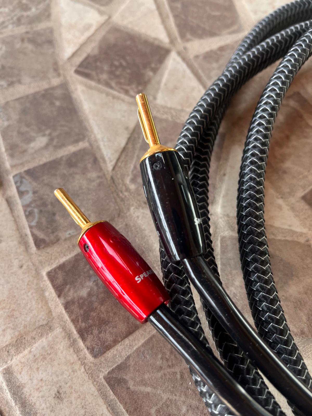 Audioquest Rocket 44 konfektioniert - Lautsprecherkabel 2,5m+2,5m - GEBRAUCHT