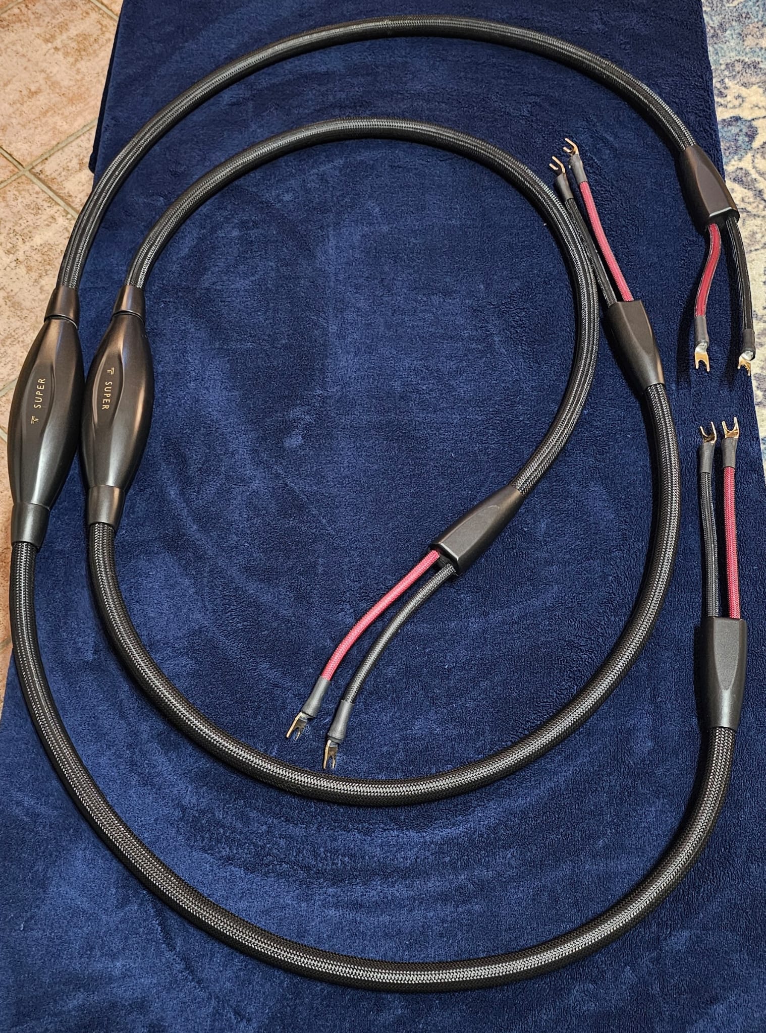 TRANSPARENT CABLE SSC SUPER SPEAKER CABLE 2,4m - coppia di cavi di potenza - speaker cables - USATO