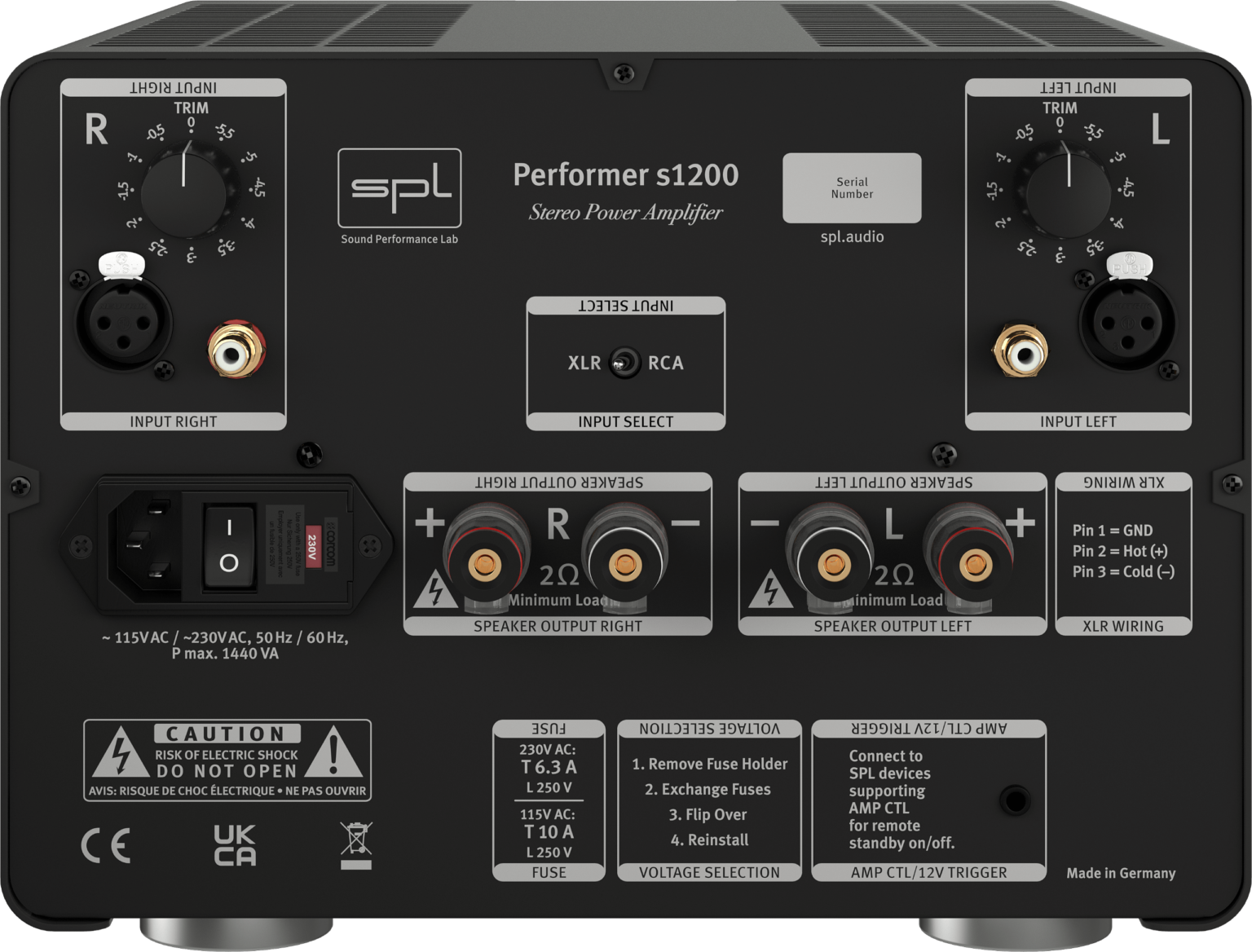 SPL PERFORMER S1200 – Leistungsverstärker