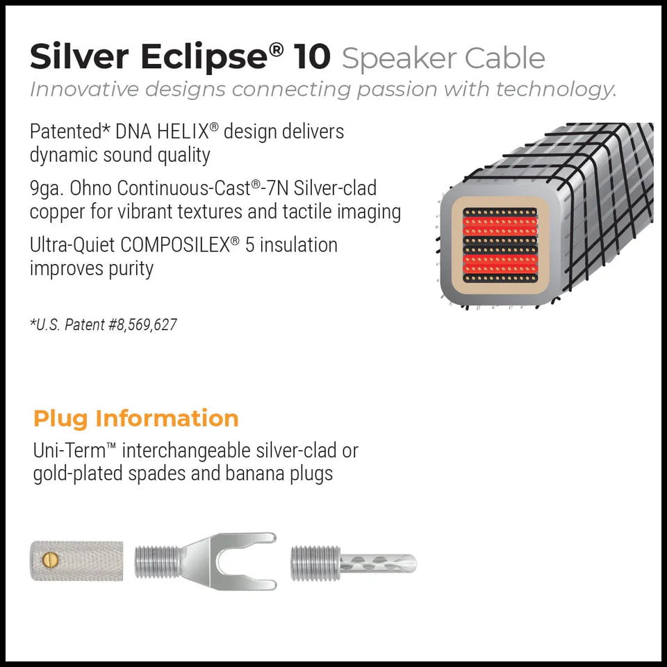 Wireworld SILVER ECLIPSE 10 - coppia di cavi di potenza