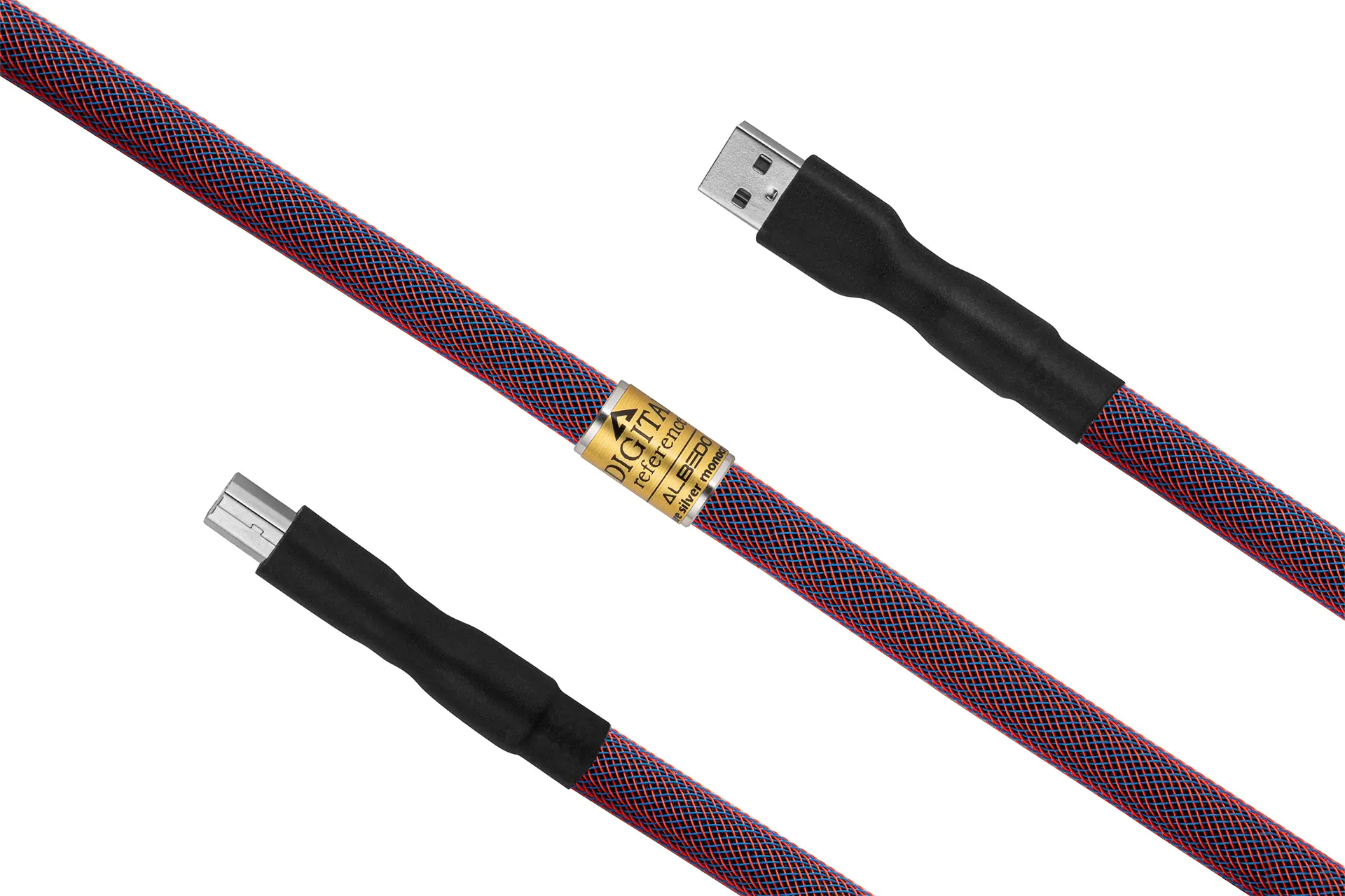 Albedo Silver DIGITAL USB MONOCRYSTAL - USB cable - READY FOR DELIVERY 1m