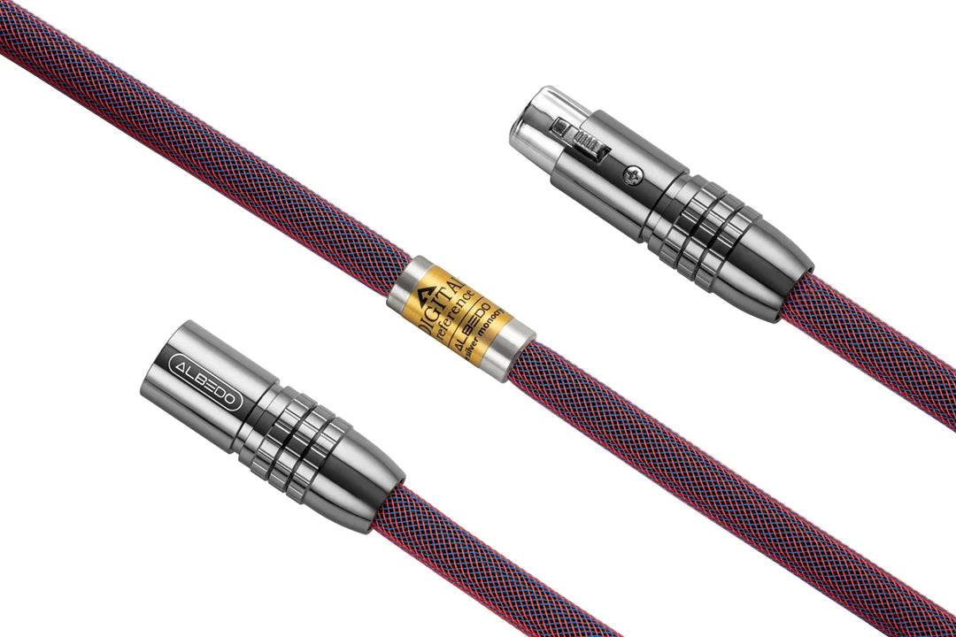 Albedo Silver DIGITAL REFERENCE MONOCRYSTAL – Koaxiales Digitalkabel – FERTIGLIEFERUNG 1,0 m sowohl RCA als auch XLR
