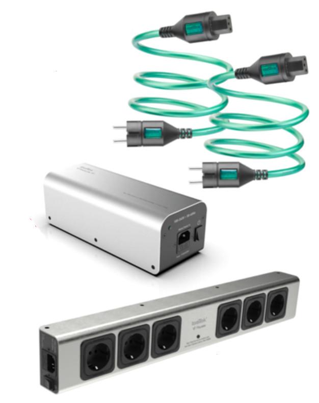 IsoTek V5 Polaris + V5 Synchro UNI 10A + EVO 3 Initium - SET - PRONTA CONSEGNA