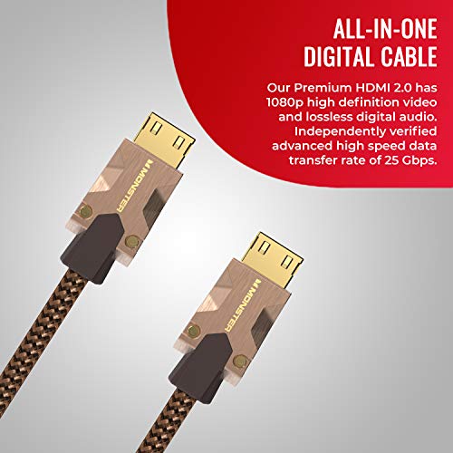 Monster M-SERIES M2000 - HDMI 2.0 Cable 4K 60Hz, 25 Gbps - READY TO SHIP
