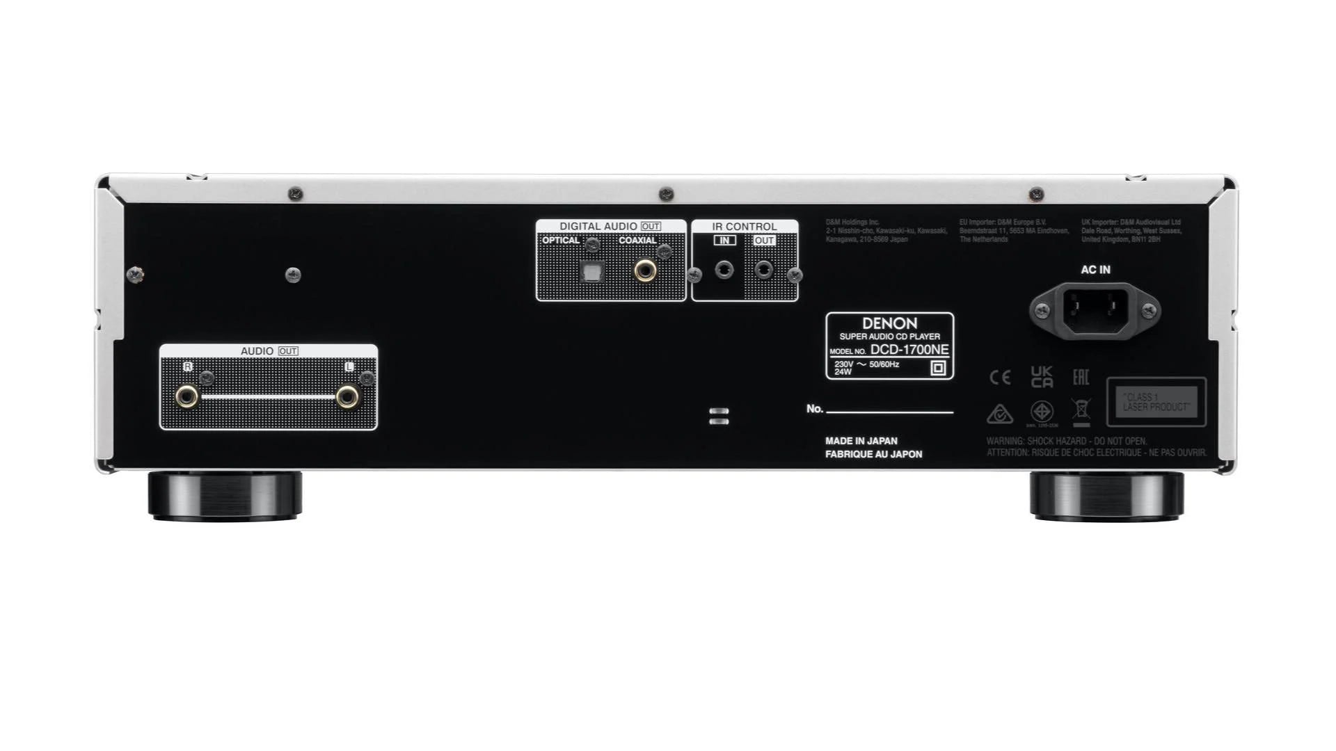 Denon DCD-1700NE – SACD-CD-Player – LIEFERFERTIG