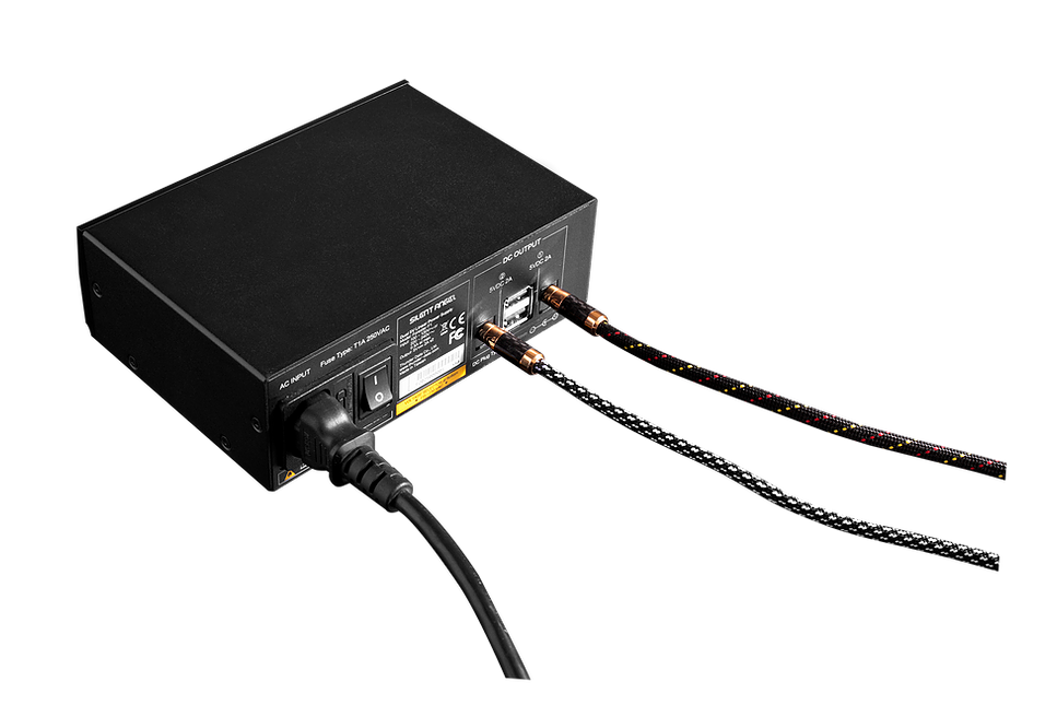 Silent Angel BASTEI Zebra Plaid – 5V Upgrade-Kabel für Forester F1 – LIEFERFERTIG