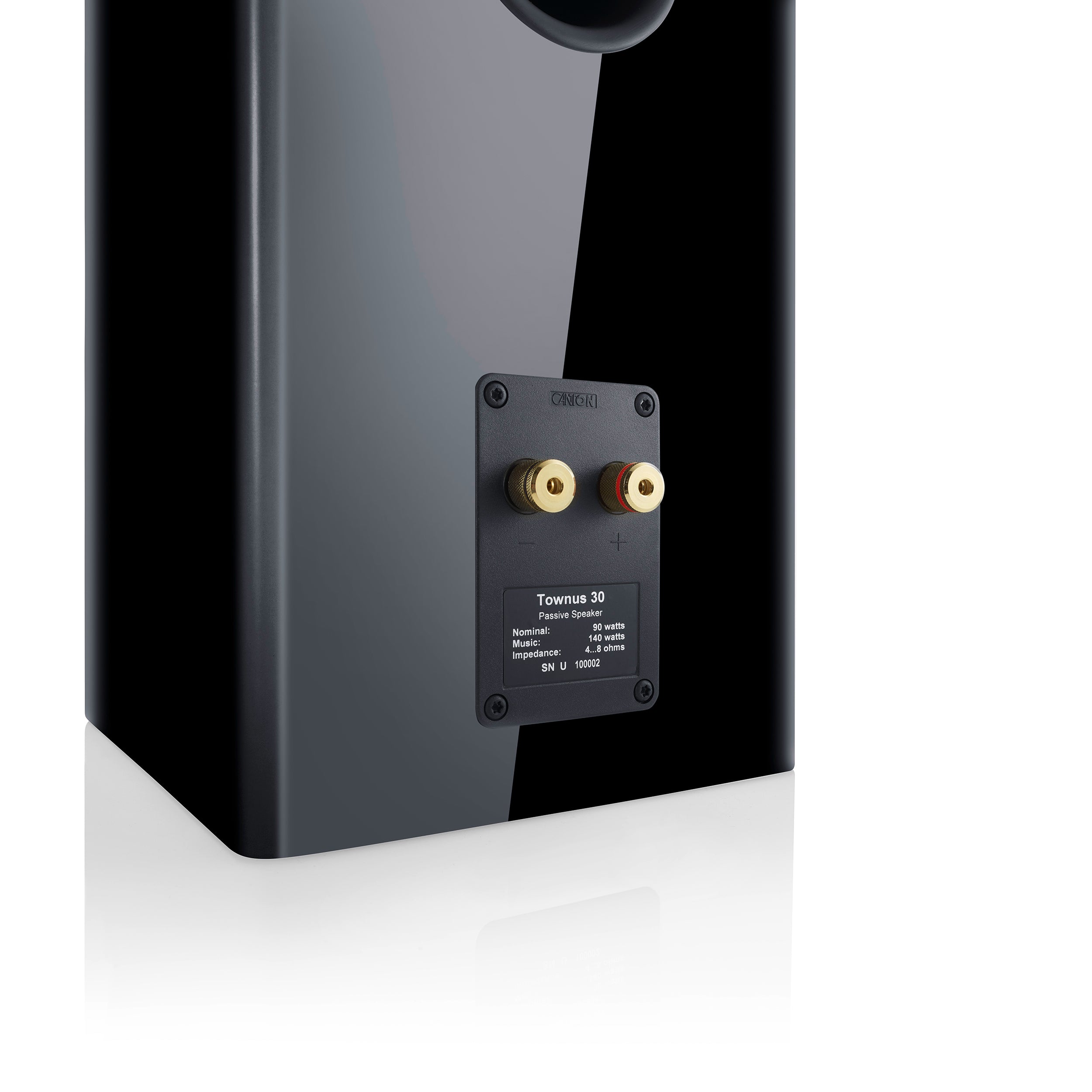 Canton Townus 30 - Coppia di diffusori da stand nero