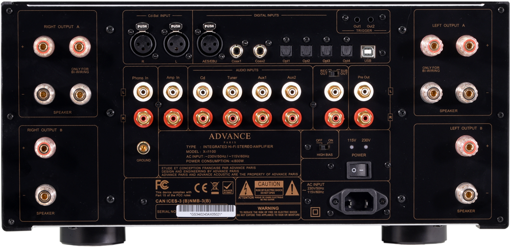 Advance Paris X-i1100 - Amplificatore stereo