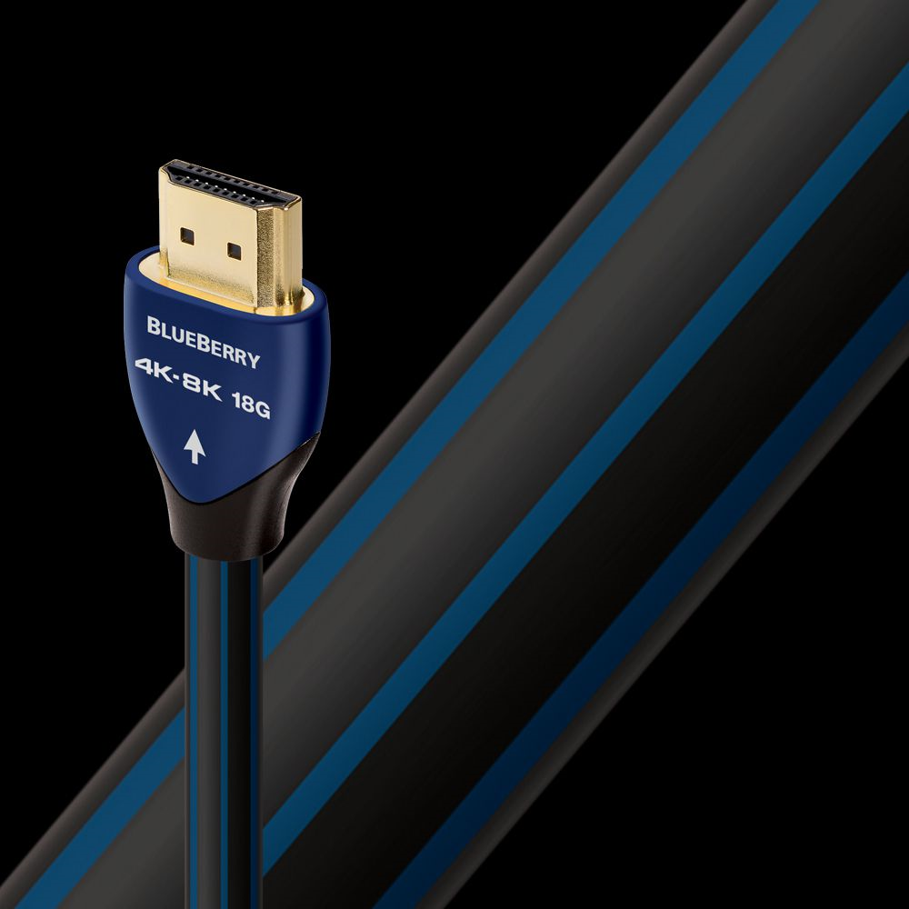 Audioquest BlueBerry 18 – HDMI-Kabel 4K-8K 18 Gbit/s – FERTIGLIEFERUNG 1,0 m und 1,5 m