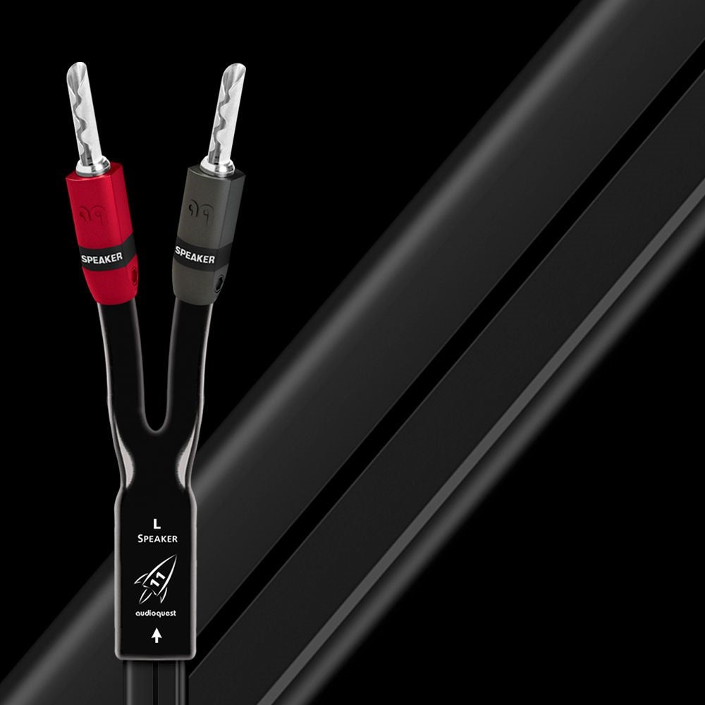 Audioquest Rocket 11 – Paar terminierte Lautsprecherkabel – LIEFERFERTIG, 2 m und 3 m