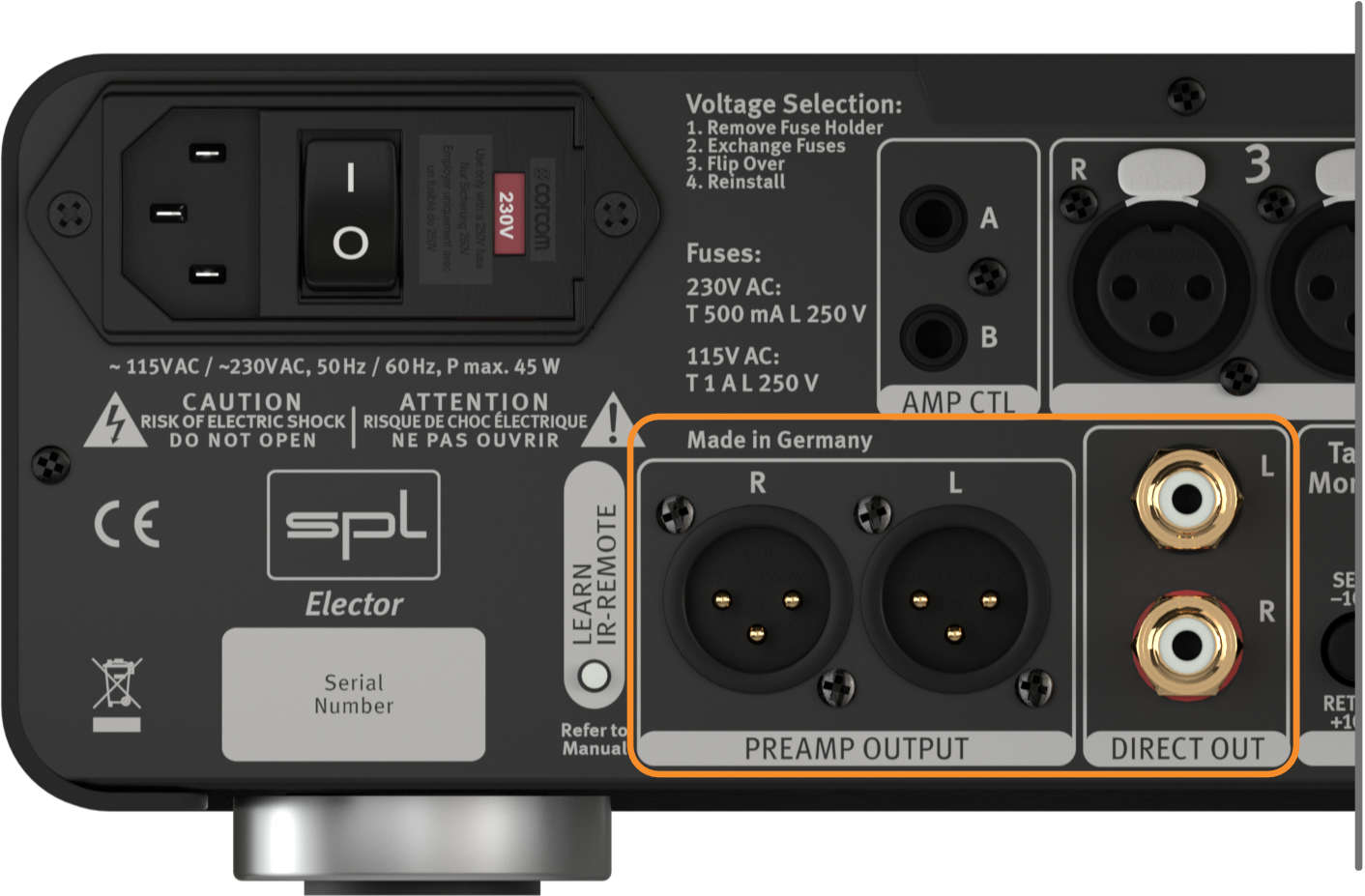 SPL ELECTOR – Stereo-Vorverstärker