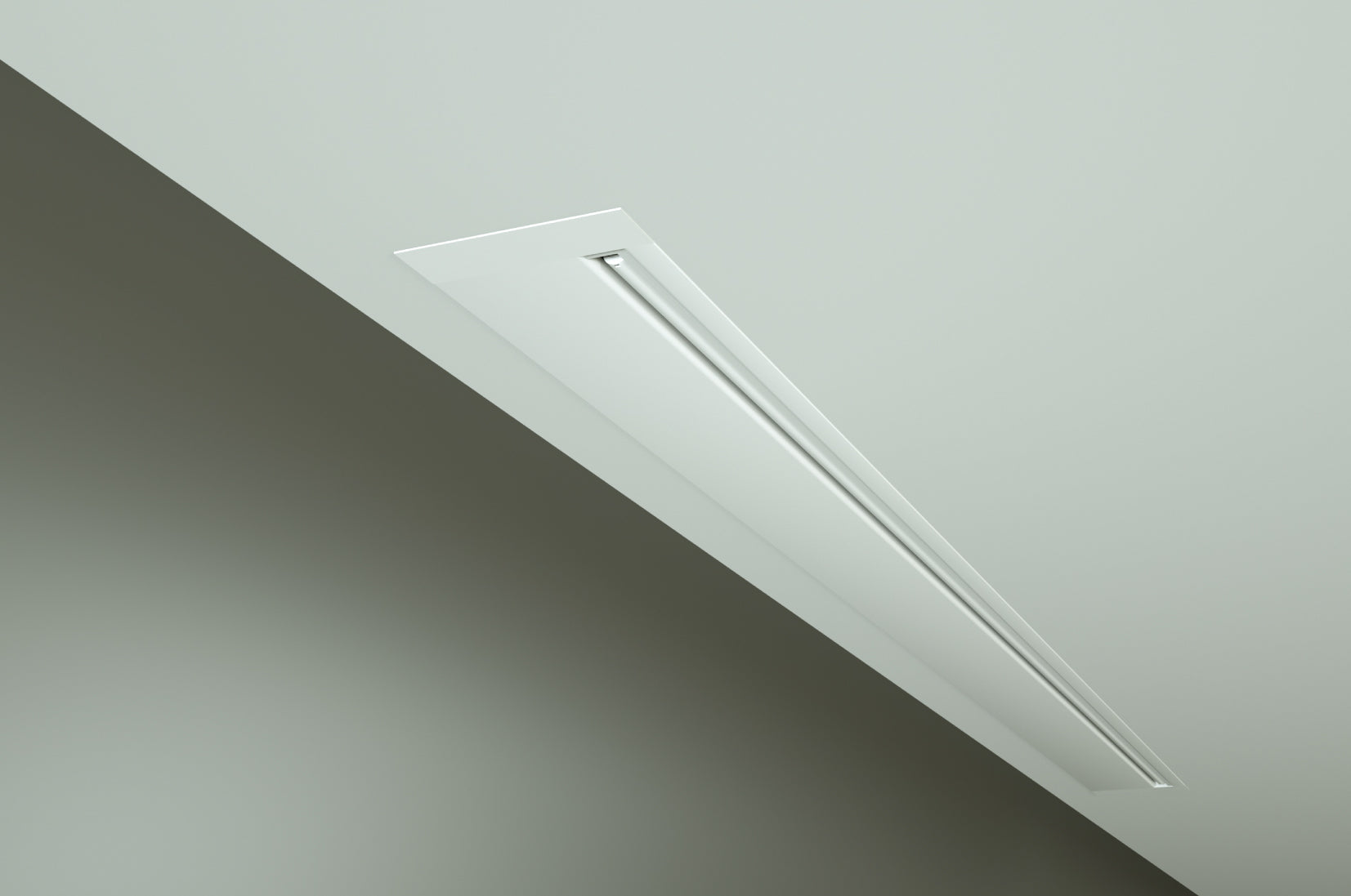 Screenline INCEILING (a scomparsa totale) - Tela WHITE ICE - Telo per Home Cinema
