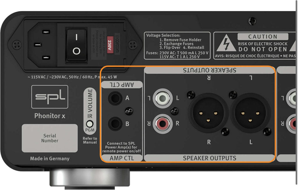 SPL Phonitor X – Stereo-Vorverstärker und Kopfhörerverstärker – optionaler DAC
