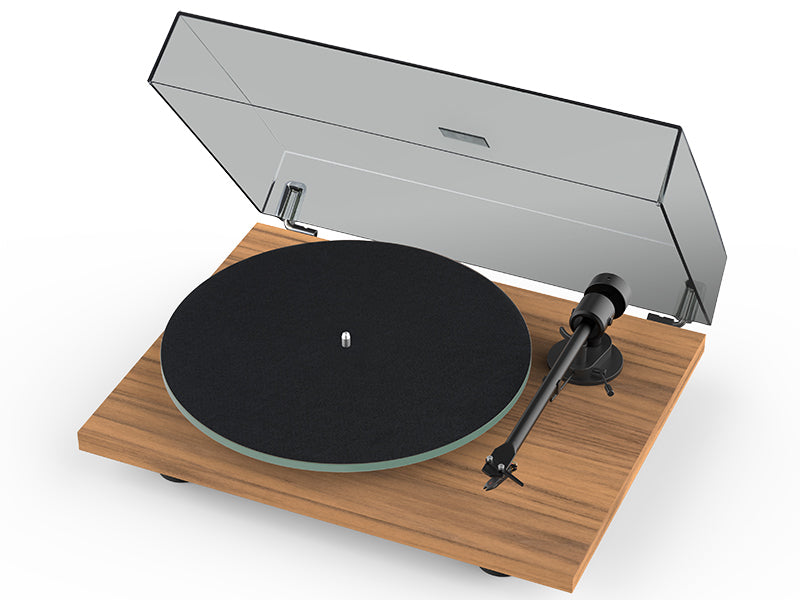 Pro-Ject T1 Plattenspieler – FERTIG LIEFERBAR, Walnuss-Finish