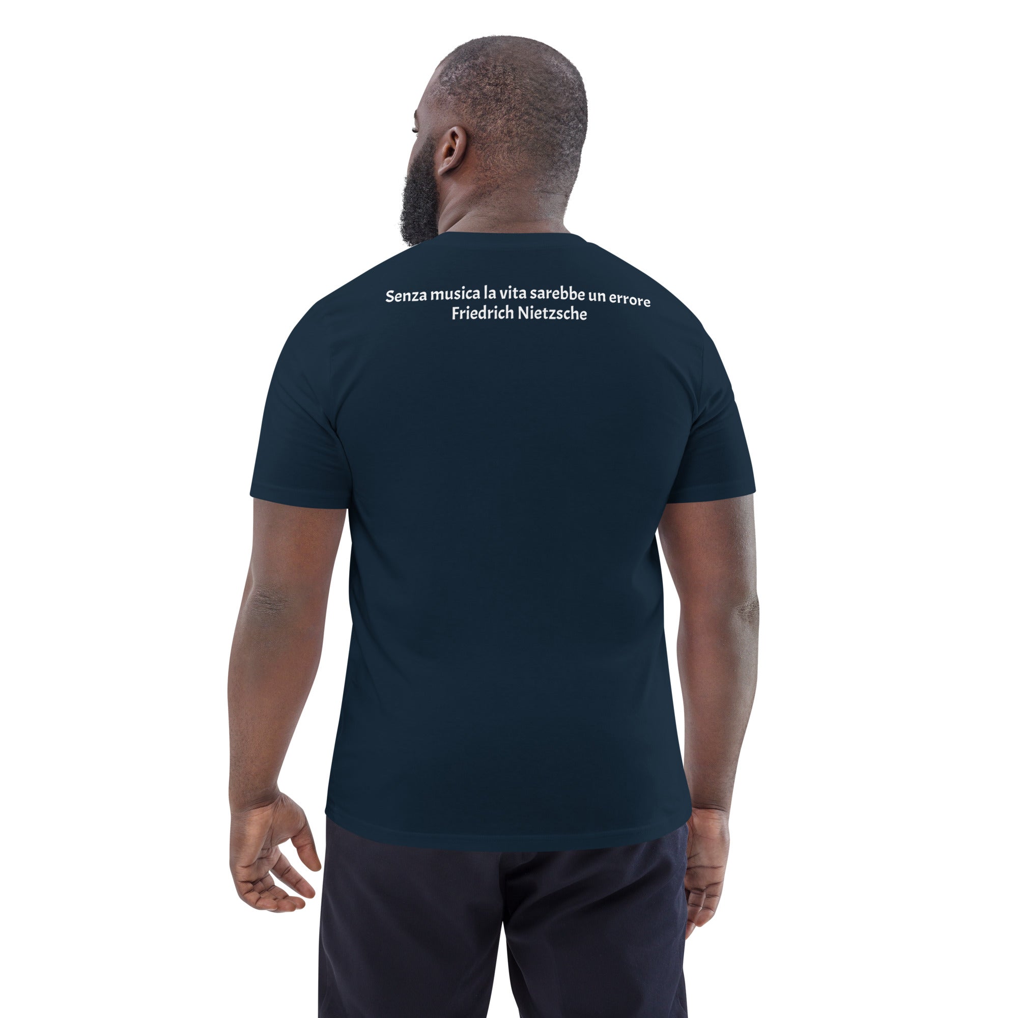 Maglietta Friedrich Nietzsche - in cotone organico unisex - STEREO BOX