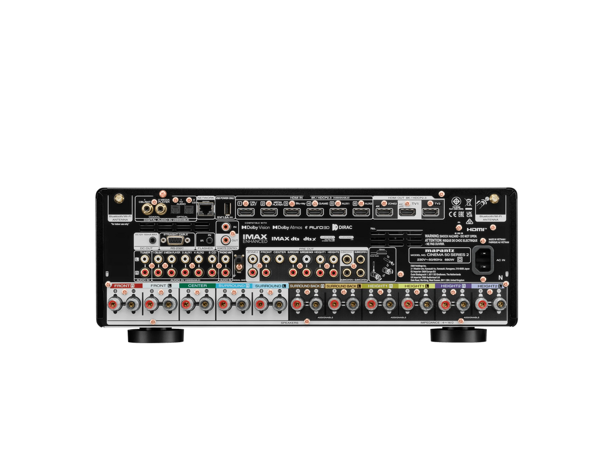 Marantz Cinema 50 Serie 2 - Amplificatore AV 8K a 9.4 canali - PRONTA CONSEGNA