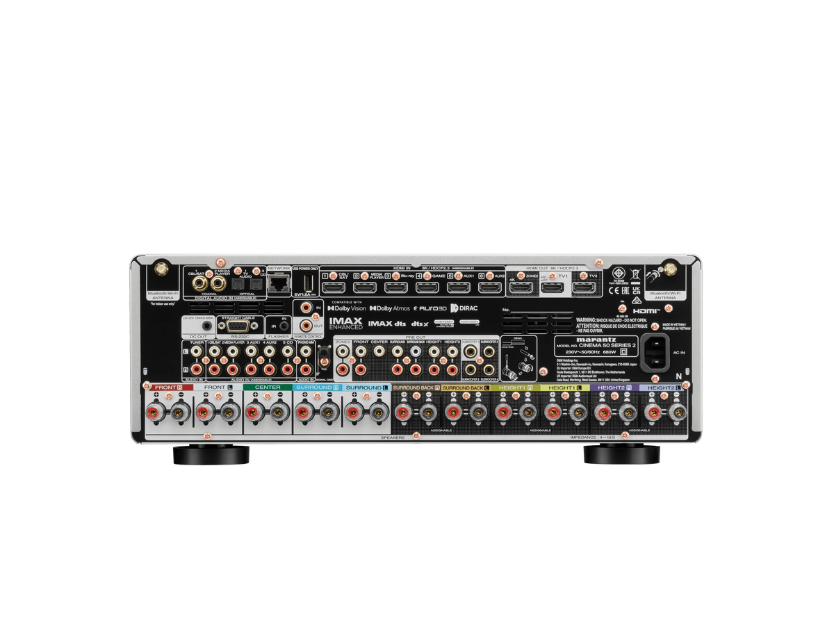 Marantz Cinema 50 Serie 2 - Amplificatore AV 8K a 9.4 canali - PRONTA CONSEGNA