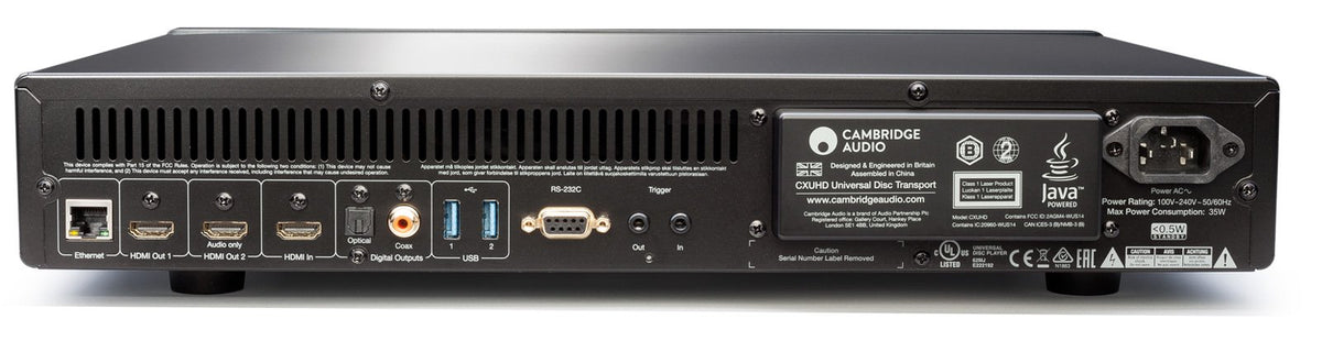 Cambridge Audio CXU HD 4K (Region Free) - blu-ray player - USATO