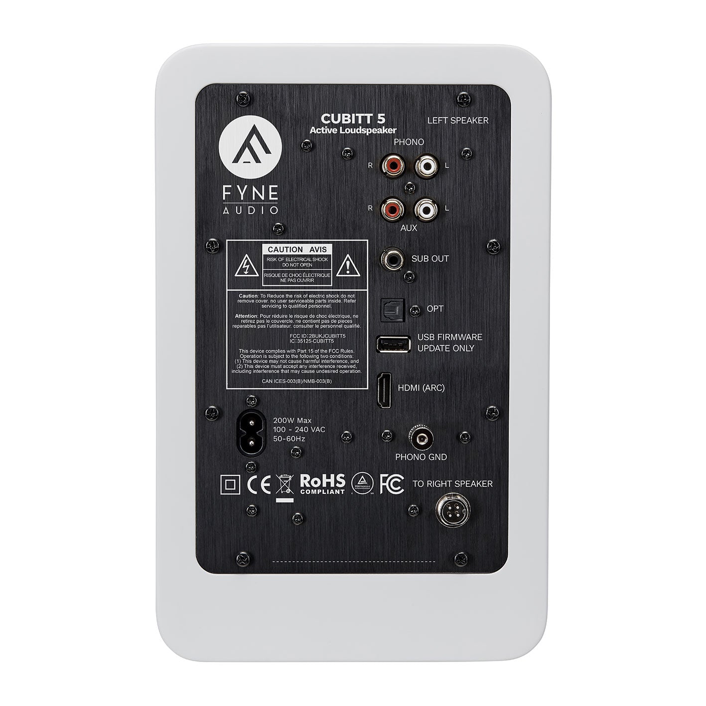 Fyne Audio Cubitt 5 - Coppia di diffusori da scaffale ATTIVI - PREORDINA