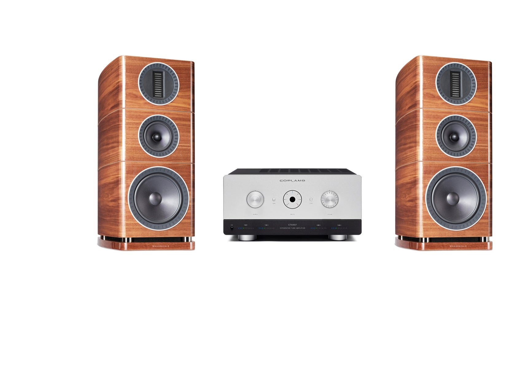 Impianto (WHARFEDALE ELYSIAN 2 NOCE + Copland CTA 407 SILVER) - BLACK FRIDAY