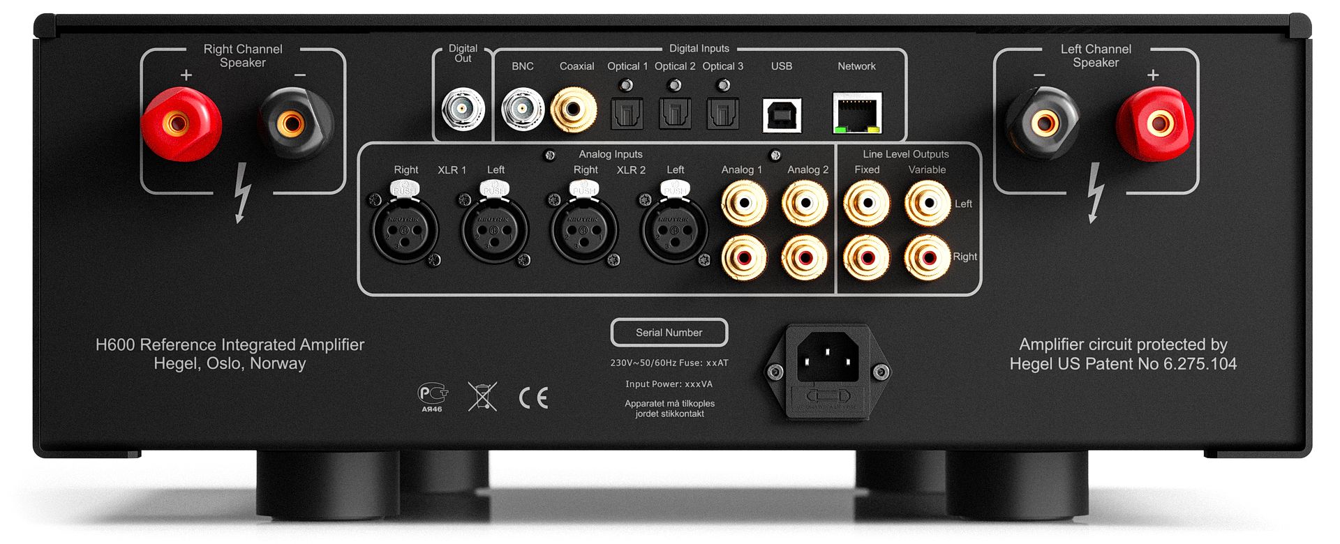 Hegel H600 - Amplifier with integrated streamer