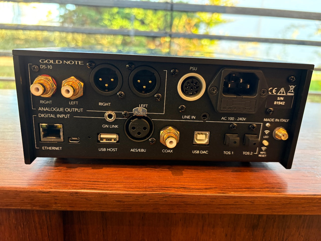 Gold Note DS-10 EVO Line - DAC - Streamer Audio - Preamplificatore - EX DEMO