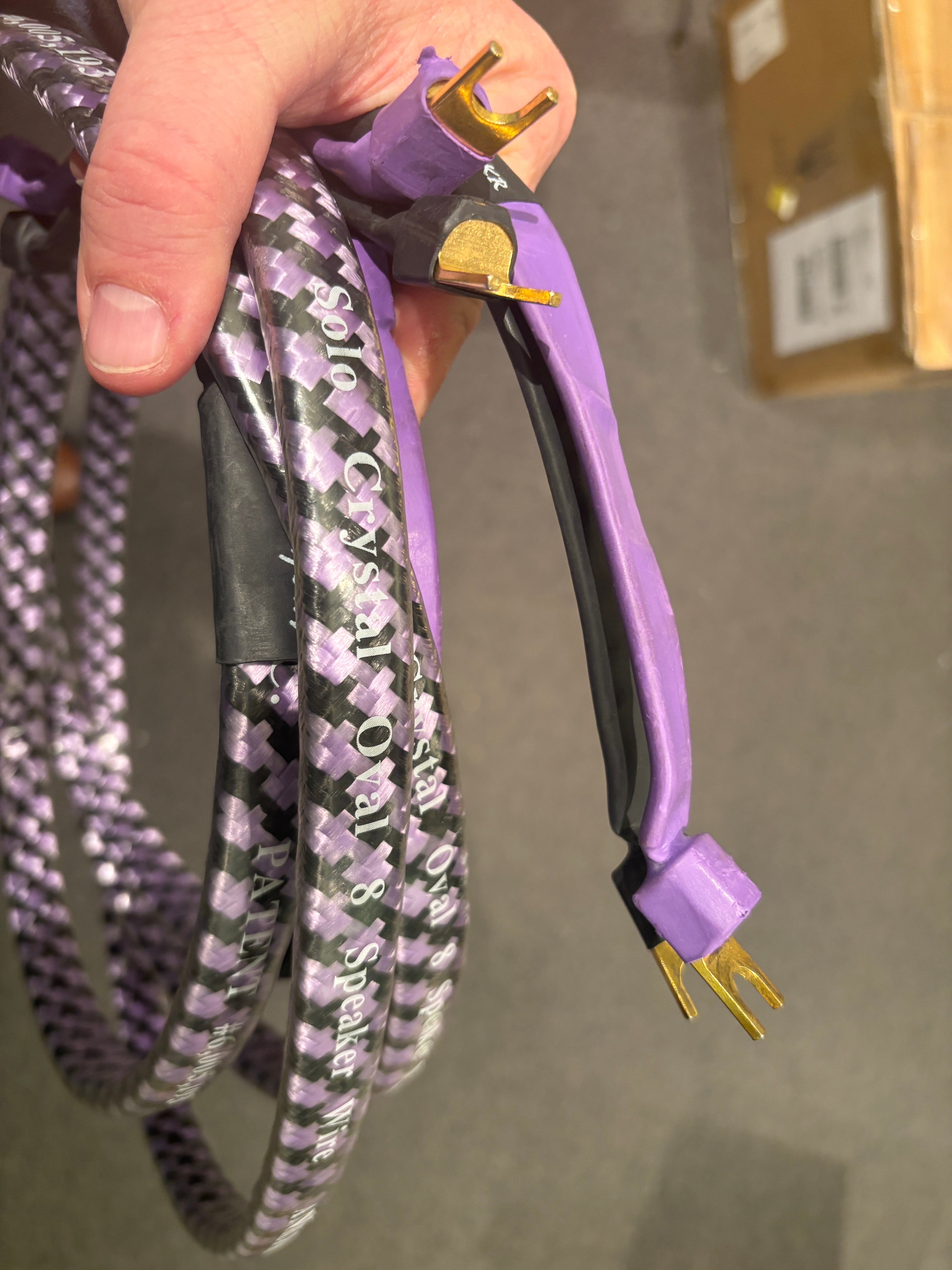 Analysis Plus Solo Crystal Oval 8 (1,8m) Speaker - Cavo per diffusori - USATO