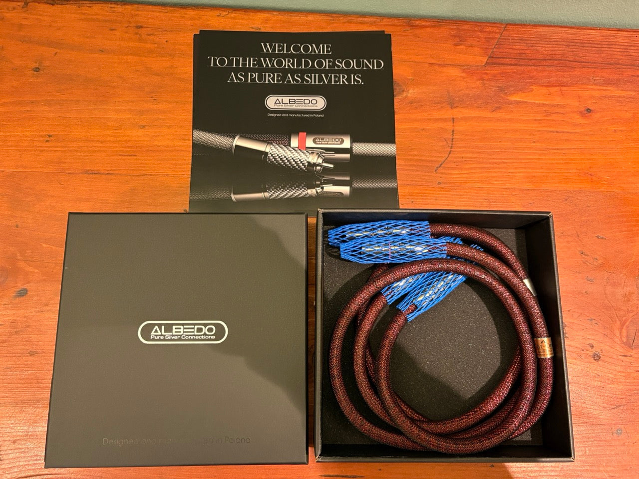 Albedo Silver FLAT-ONE - Cavo di segnale stereo - USATO