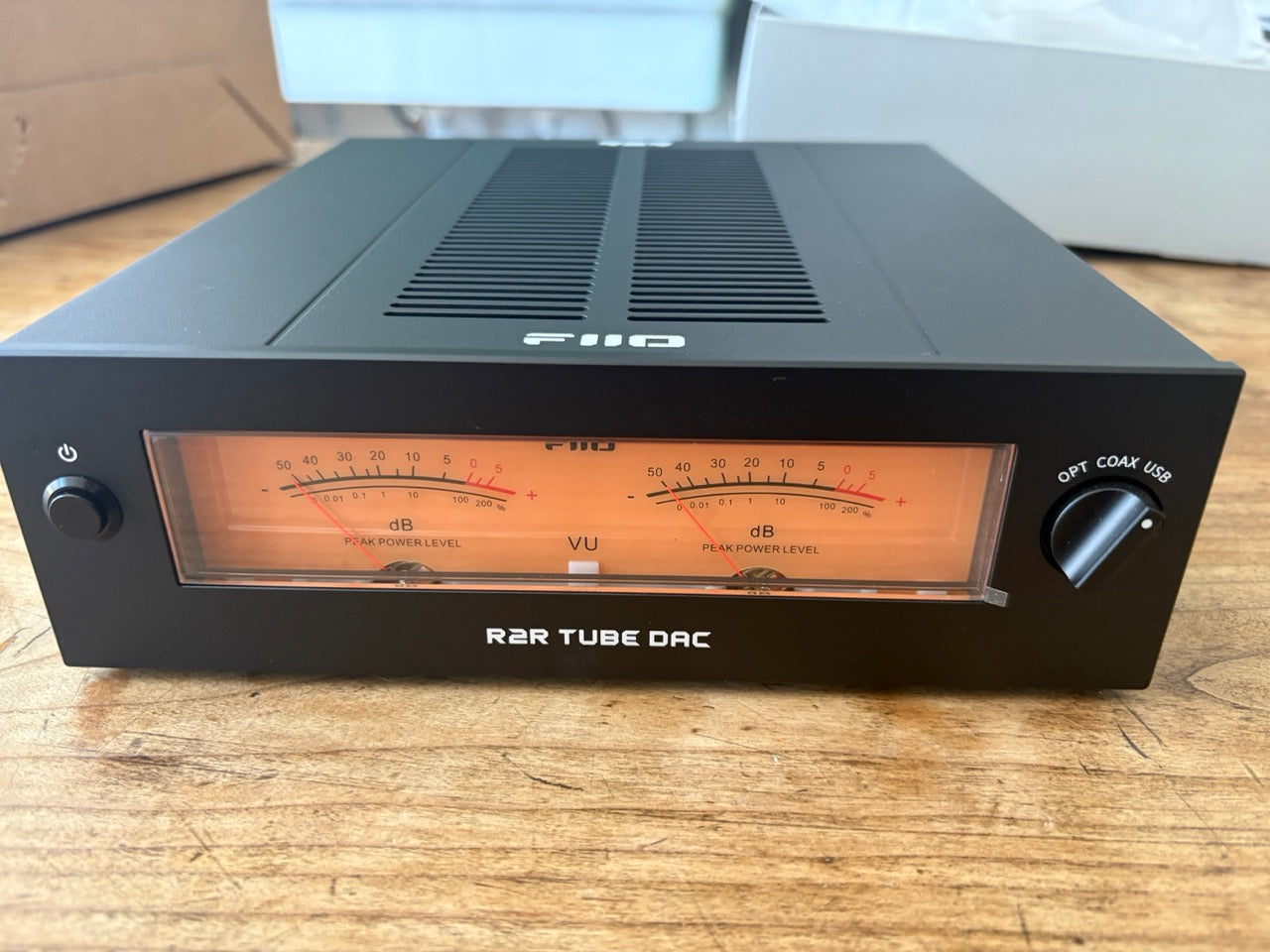 FIIO Warmer - Convertitore D/A USB R2R Valvolare Bilanciato V-Meter - USATO