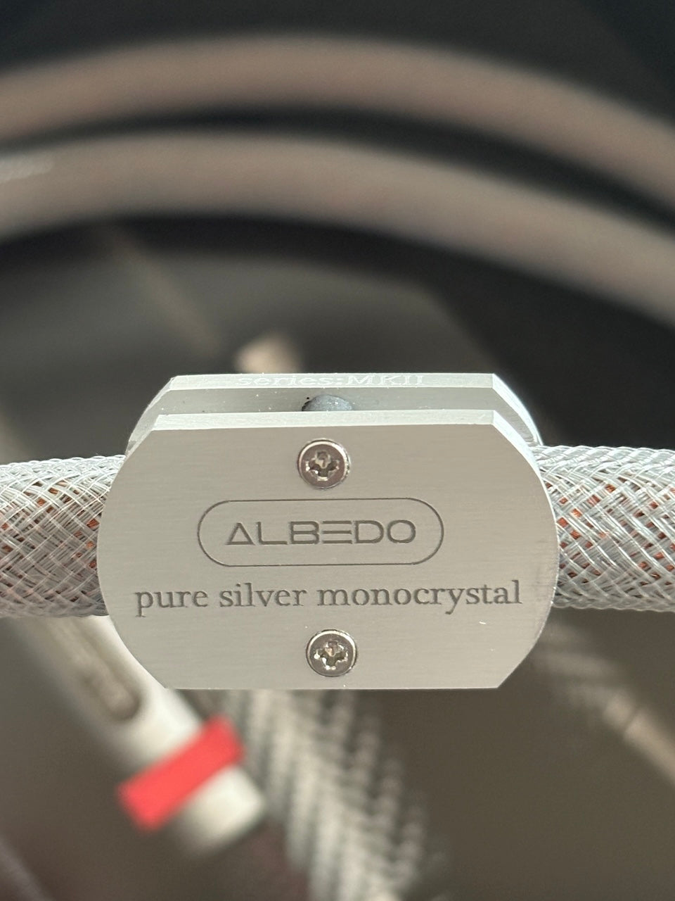 Albedo Silver MONOLITH REFERENCE MKII MONOCRYSTAL - Cavo di segnale stereo XLR - USATO