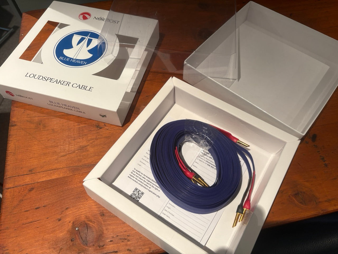 Nordost Blue Heaven Leif 5m - coppia di cavi di potenza - speaker cables - USATO