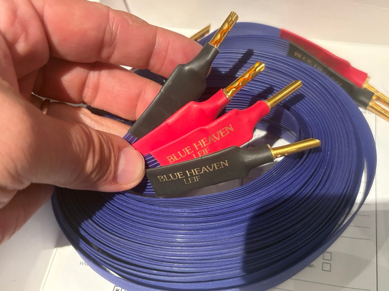 Nordost Blue Heaven Leif 5m - coppia di cavi di potenza - speaker cables - USATO
