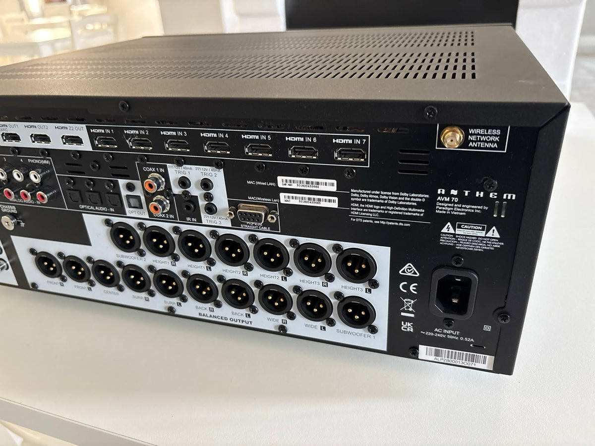 Anthem AVM70 8K - Preamplificatore AV 8K - USATO