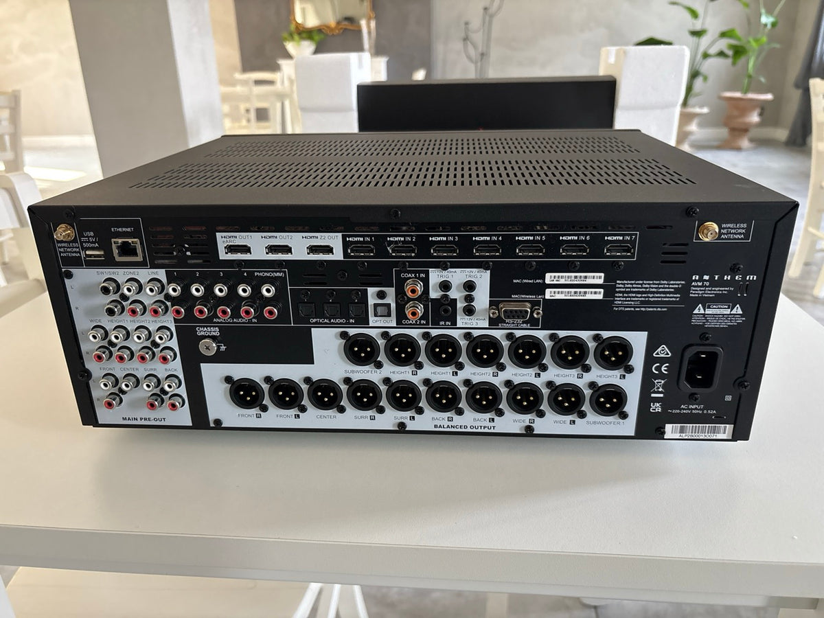Anthem AVM70 8K - Preamplificatore AV 8K - USATO