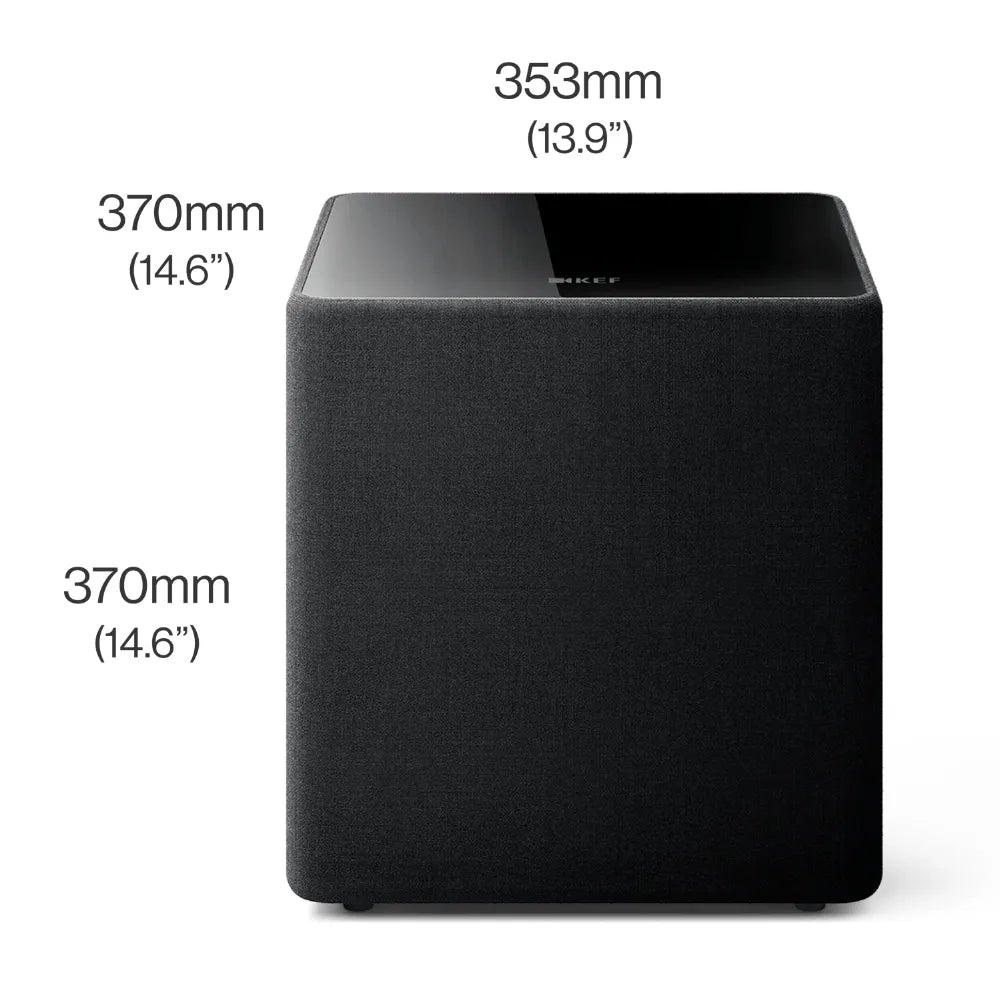 Kef Kube 10 MIE – Subwoofer attivo 300W con driver da 25 cm