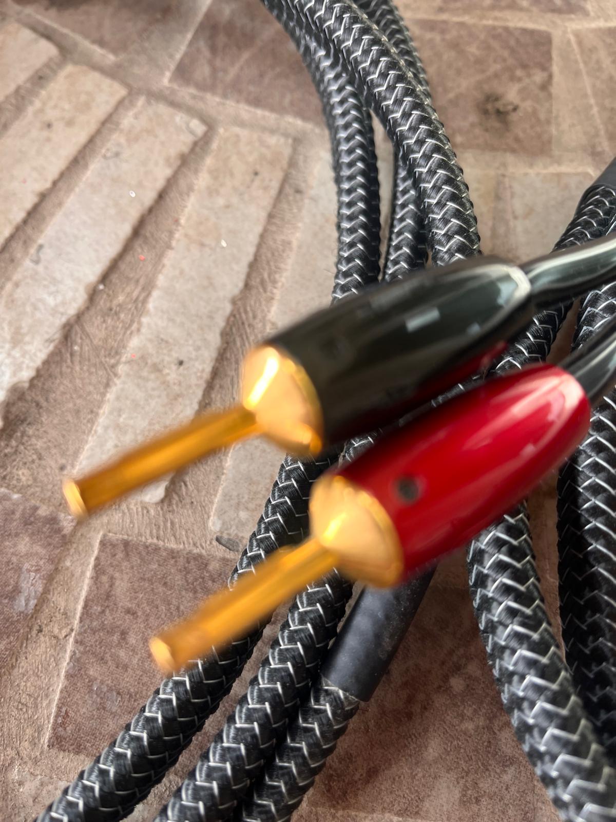 Audioquest Rocket 44 konfektioniert - Lautsprecherkabel 2,5m+2,5m - GEBRAUCHT