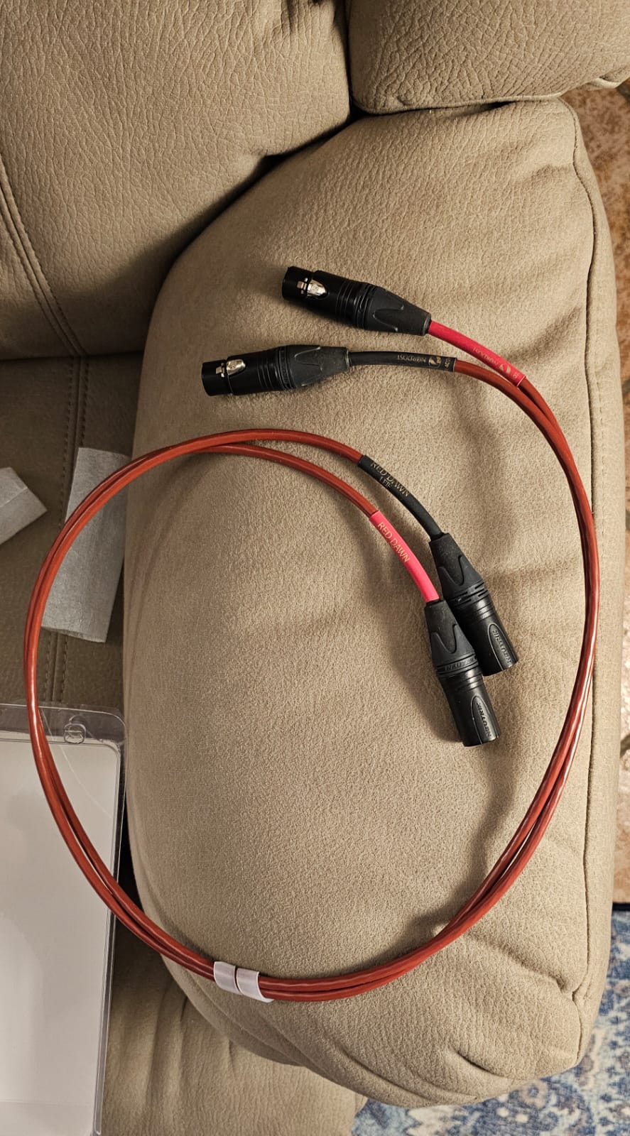 Nordost Red Dawn Leif LS - coppia di cavi di segnale XLR - USATO