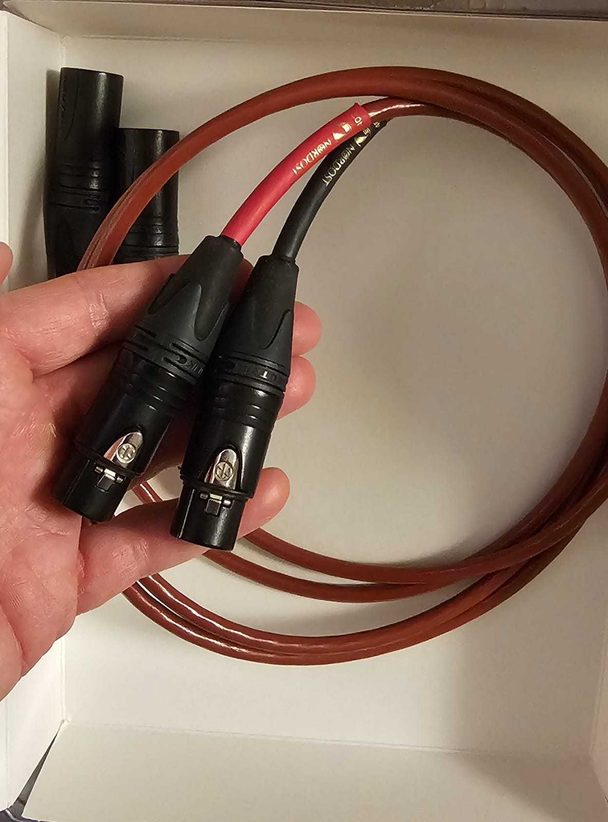 Nordost Red Dawn Leif LS - coppia di cavi di segnale XLR - USATO